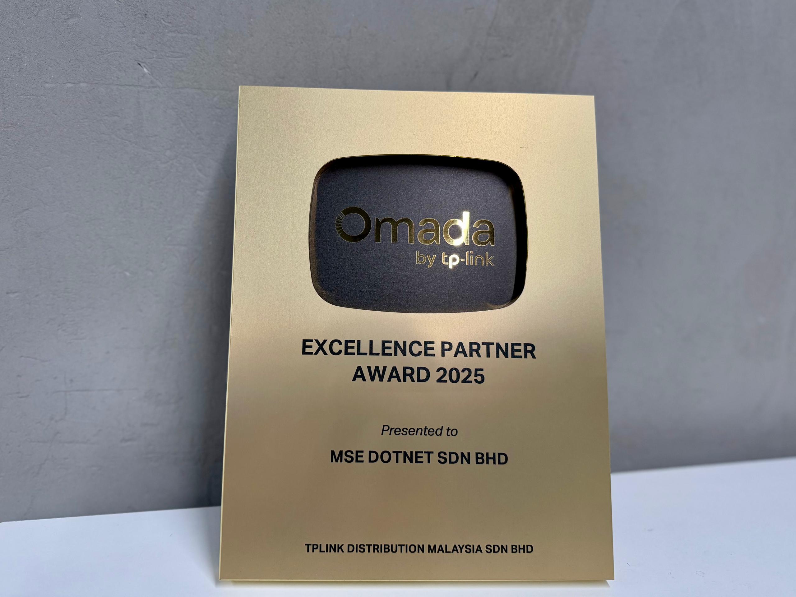 TP-Link Excellence Partner Award 2025